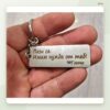Метален ключодържател Пази се имам нужда от теб с име – снимка 4