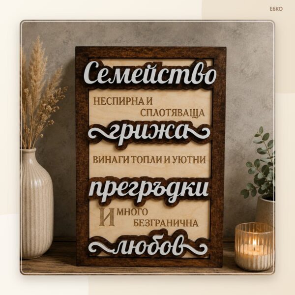 Плакет „Семейство“ Плакет „Семейство“