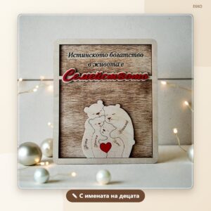 Плакет „Семейство мечета“ с имена