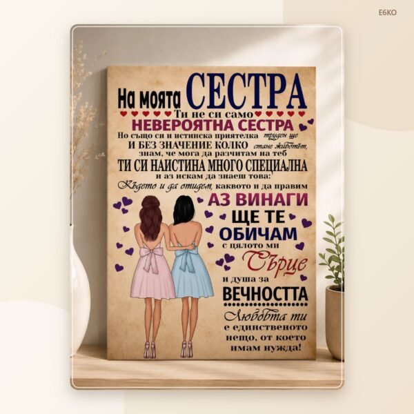 Постер „На моята сестра“