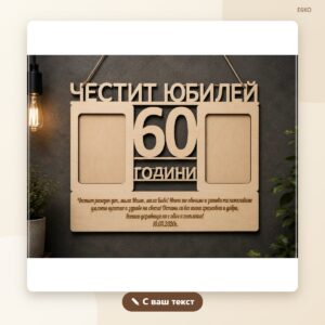 Рамка „Юбилей“ с ваш надпис